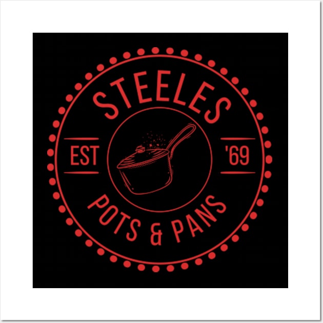 Steeles Pots and Pans Wall Art by DarkStile